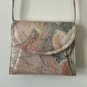 Vintage pastel color handbag